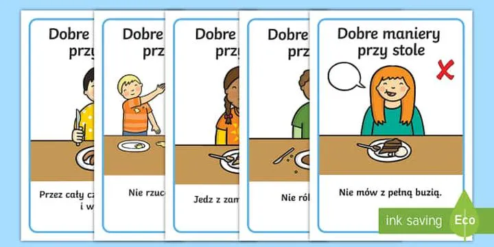 Jak uczyć dzieci dobrych manier przy stole?