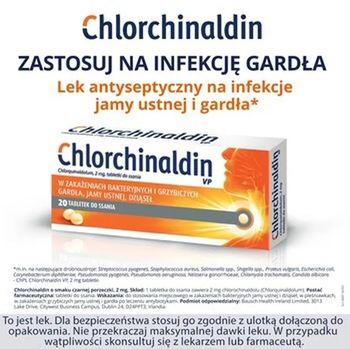 Bezpieczeństwo chlorchinaldiny w laktacji