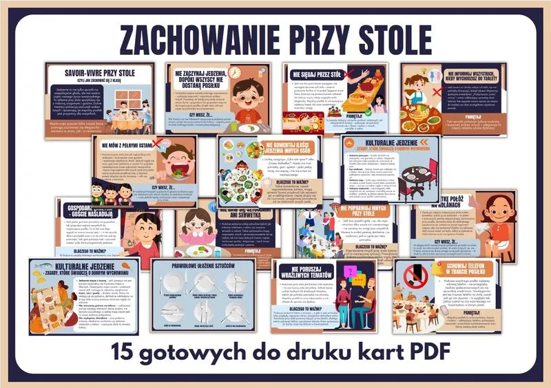 Dobre maniery przy stole
