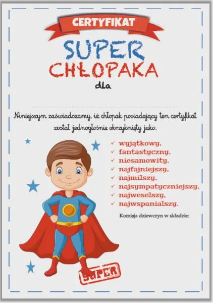Dzień chłopaka w przedszkolu