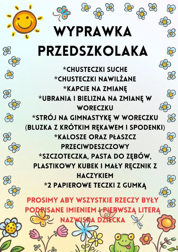 Planowanie budżetu na wyprawkę