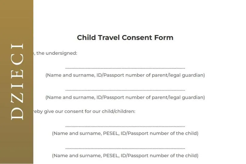 Samodzielny wyjazd dziecka