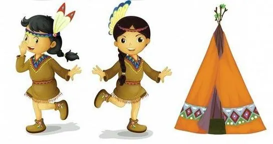 Strój indianina dla chłopca