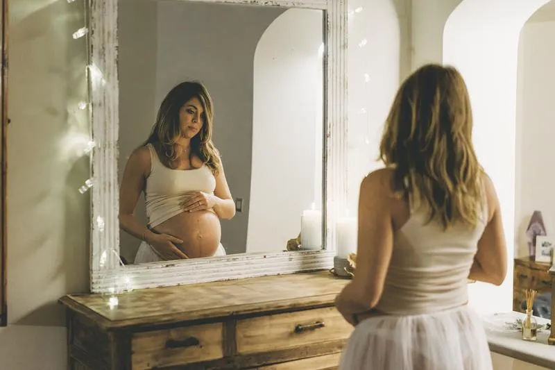 Zdjęcia sutków w ciąży