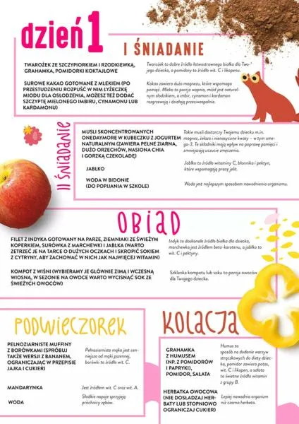 Zdrowe menu dla niemowlaka